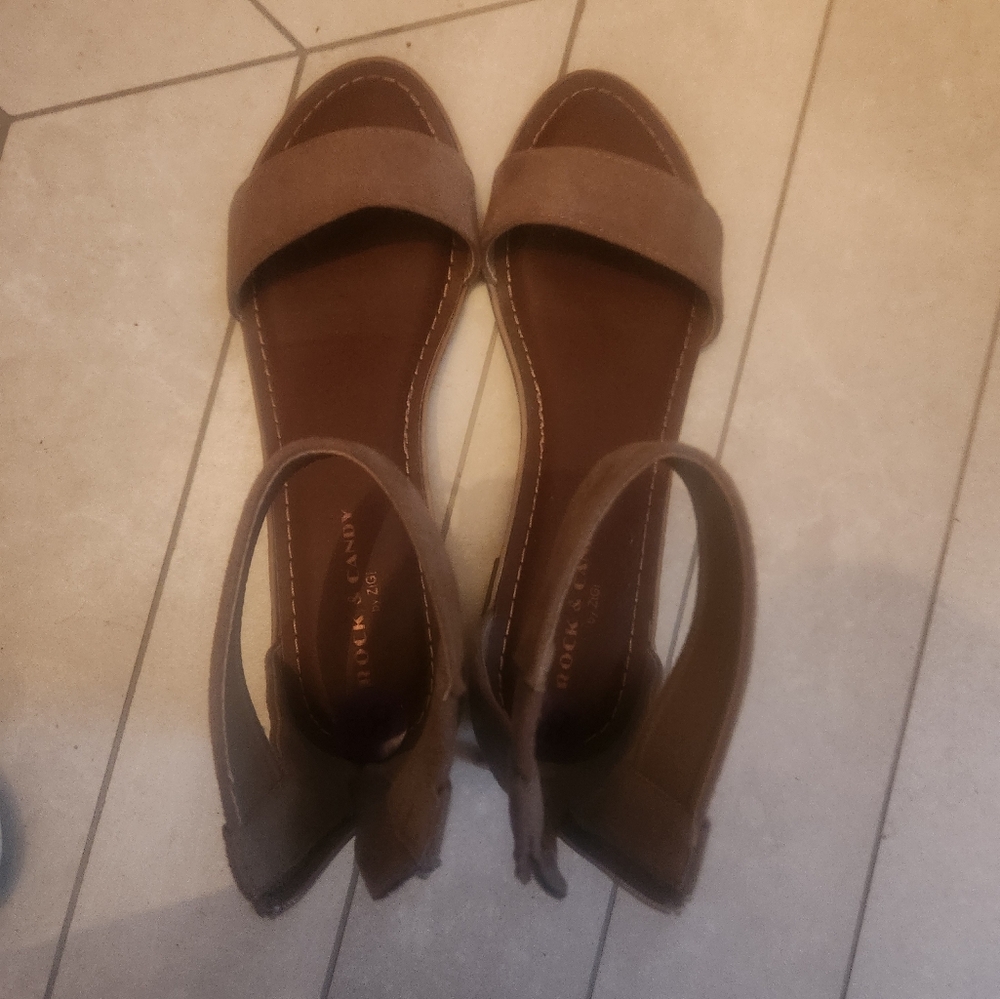 Barely worn rock and candy sandal